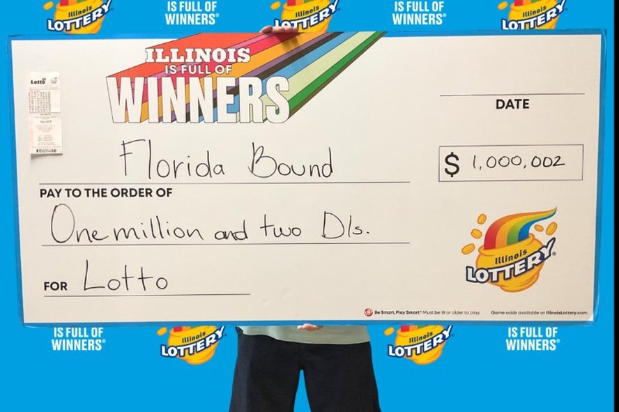 Bilhete da Lotto Million 2, loteria de Illinois