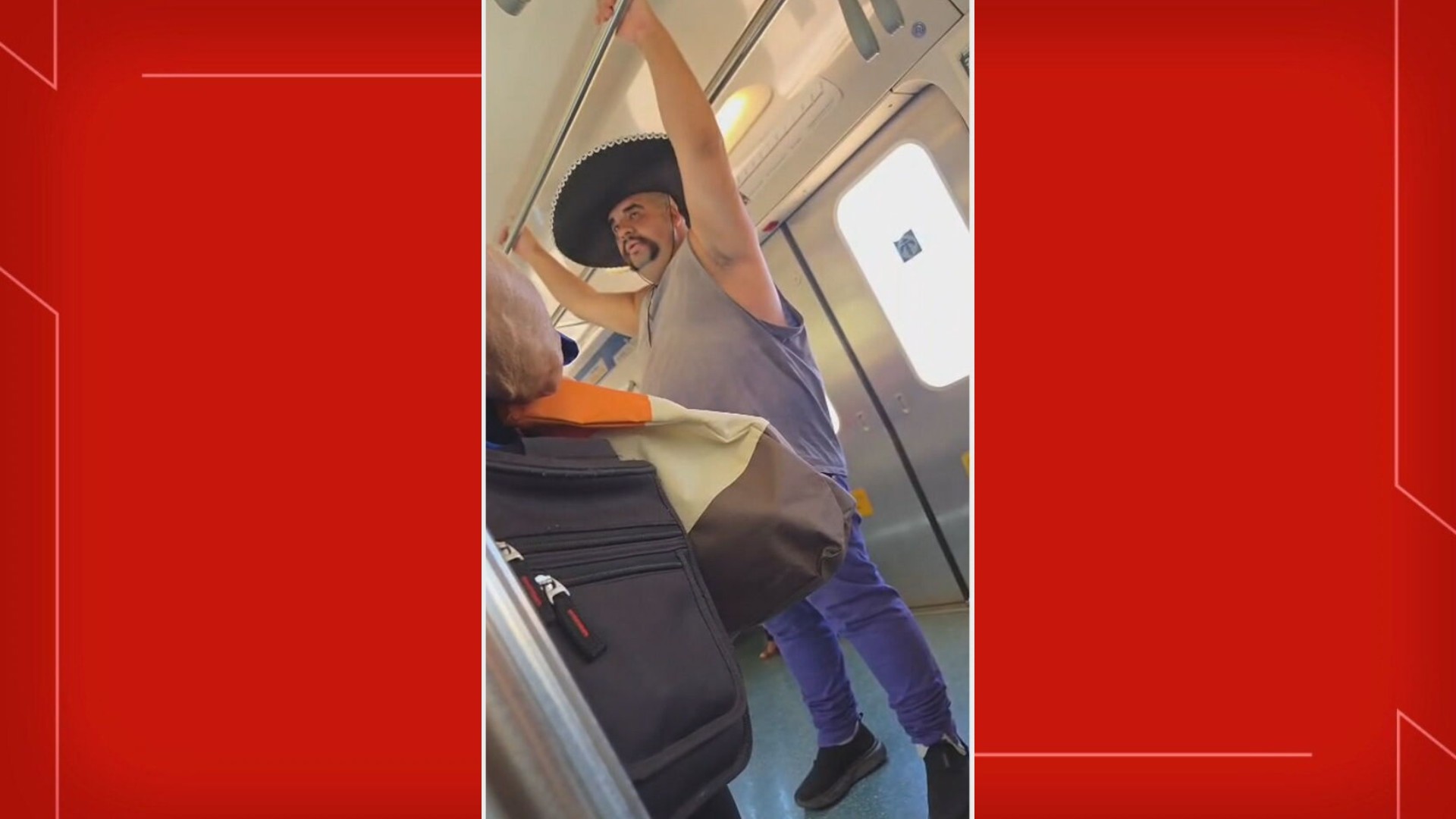 Homem dentro de vagão exclusivo para mulheres no metrô do Distrito Federal