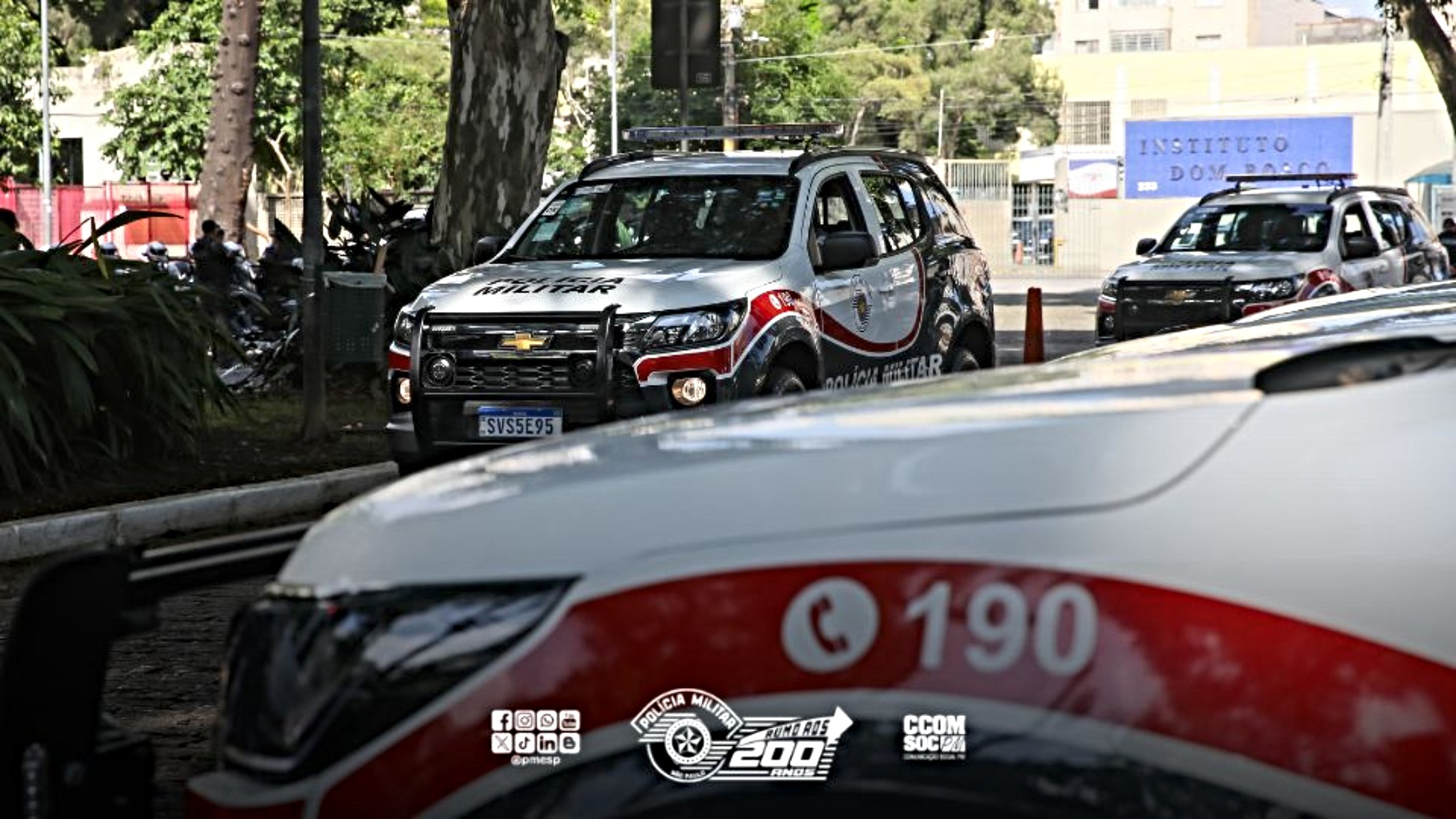 Viaturas da Polícia Militar de São Paulo