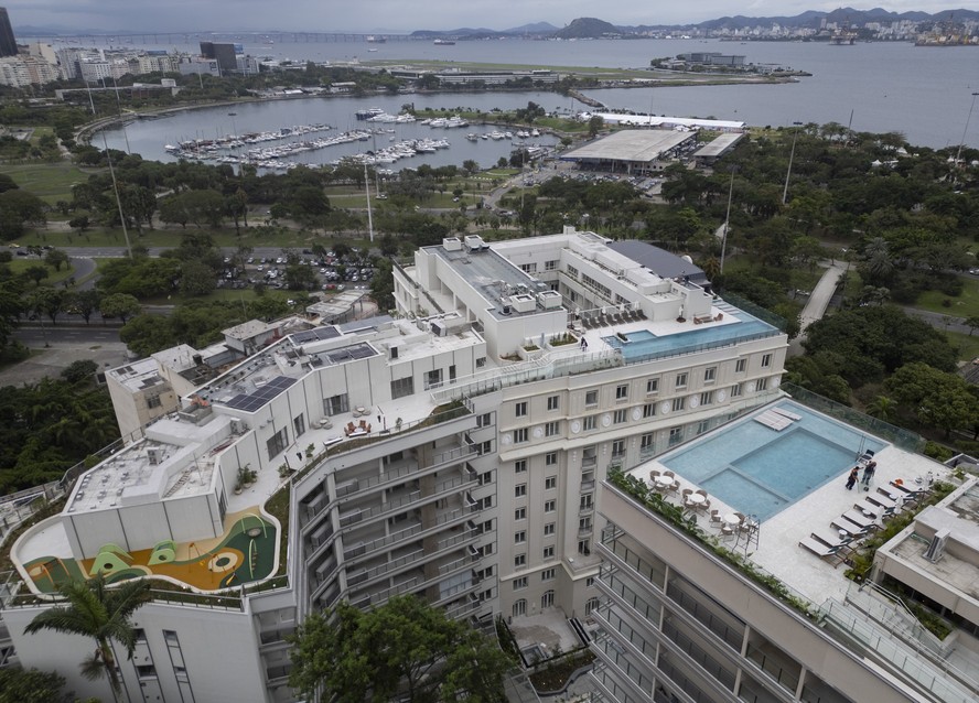 Fachada do Glória Residencial no Rio de Janeiro