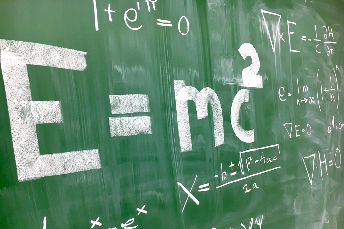 Representação abstrata de inteligência artificial e cálculos matemáticos