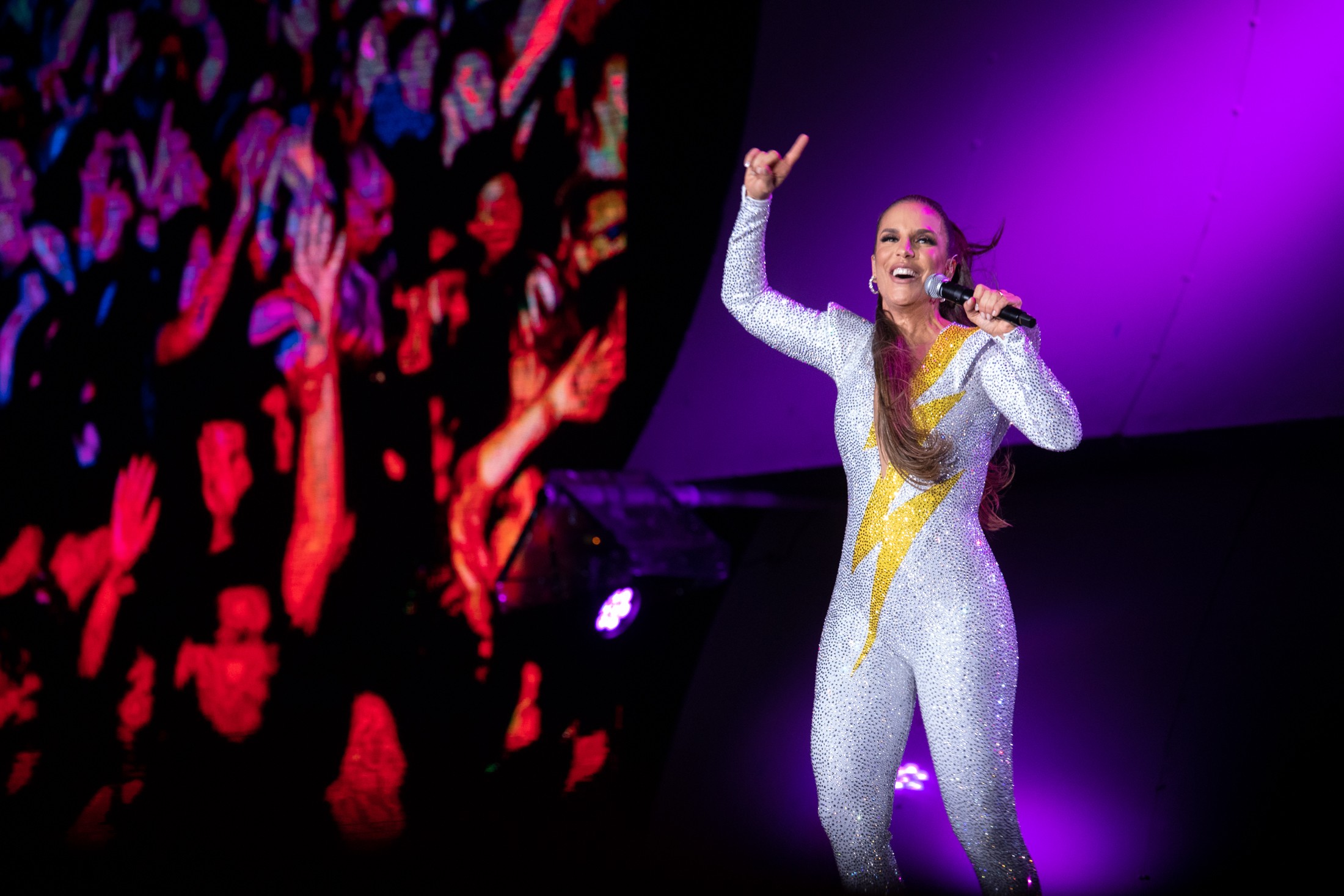Ivete Sangalo durante apresentação no Rock in Rio