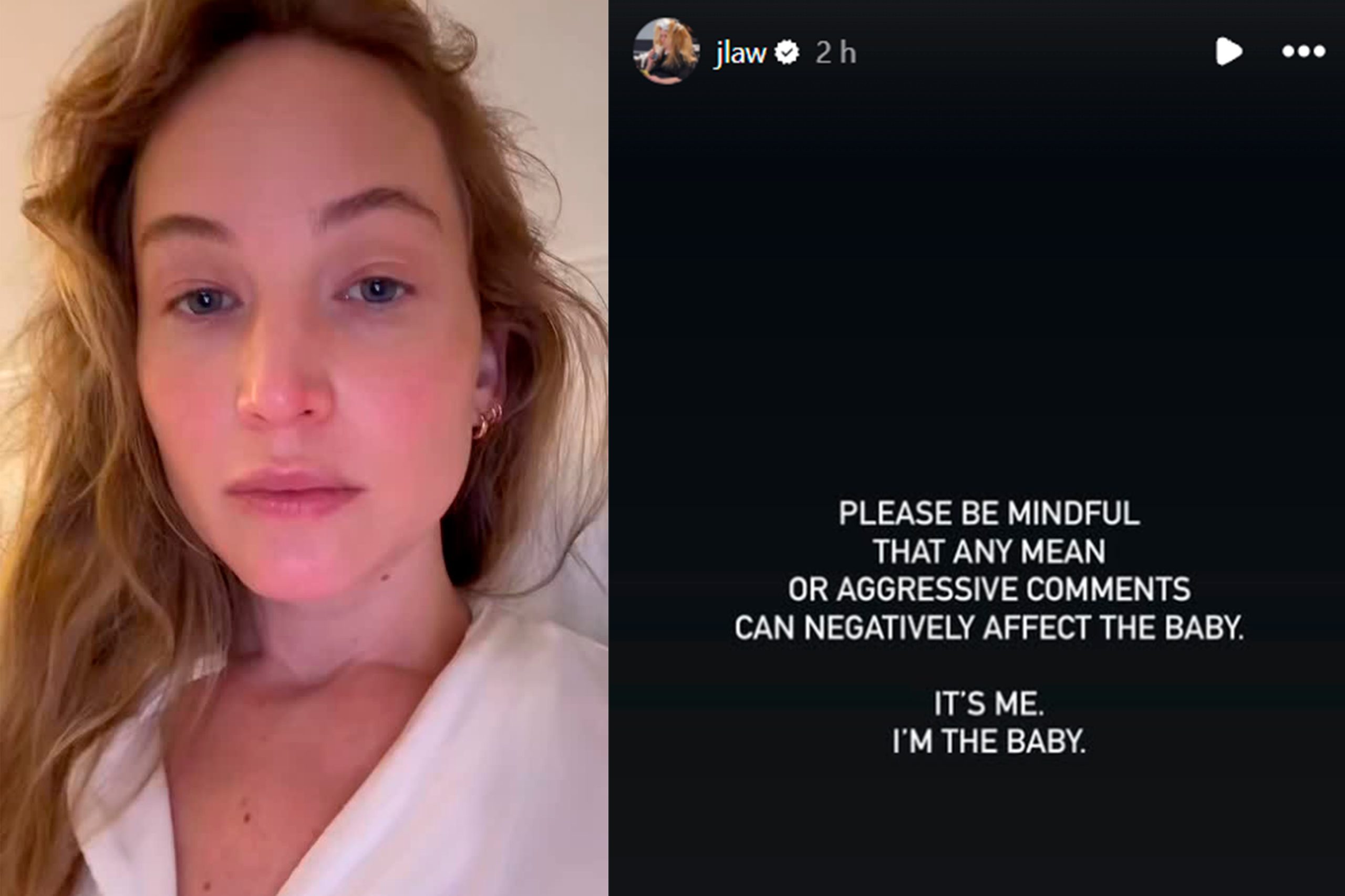 Jennifer Lawrence fala em vídeo publicado no Instagram