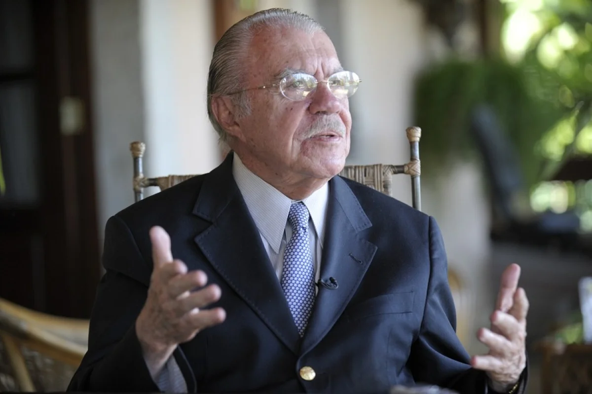 José Sarney durante sessão no Senado Federal