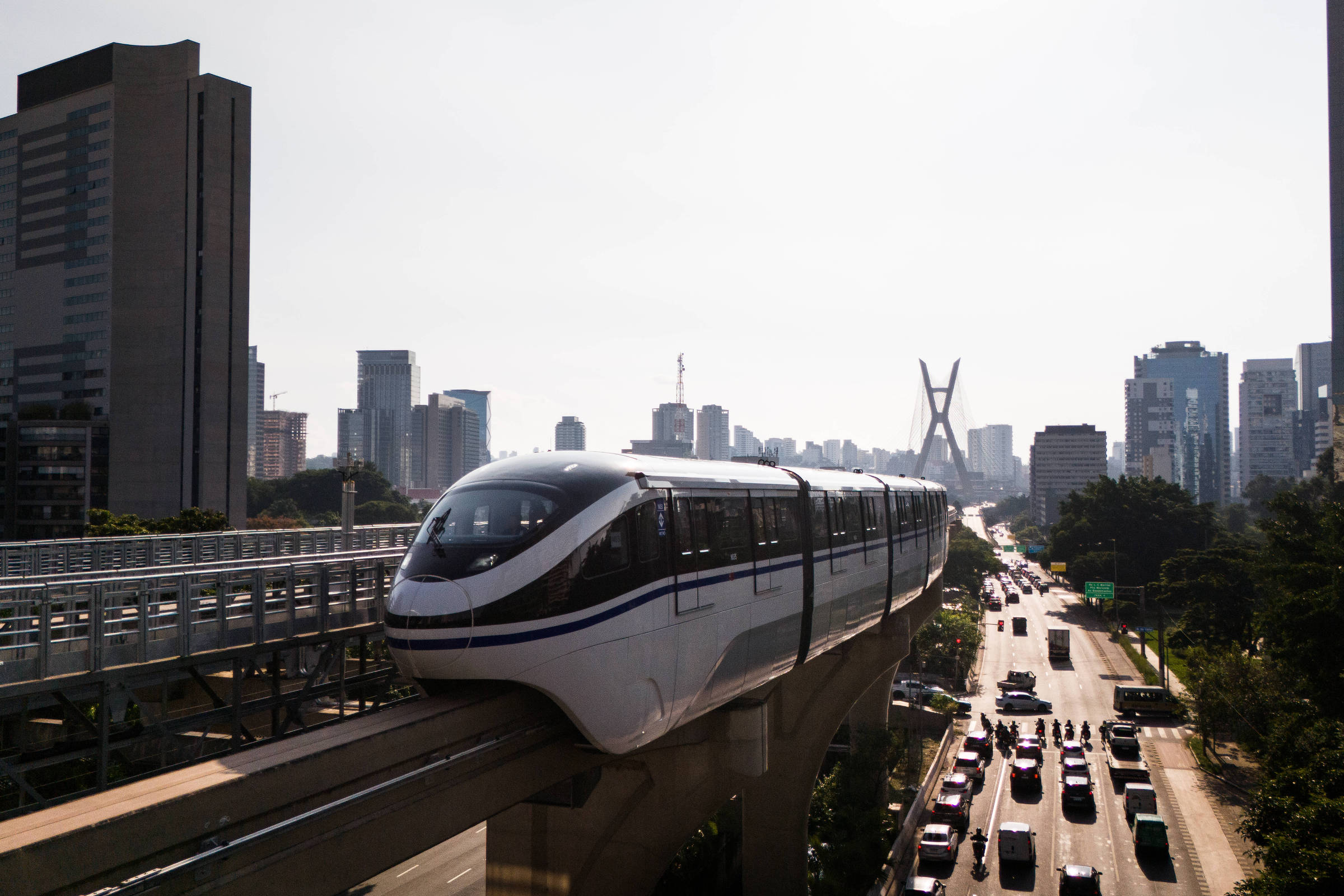 Trem da Linha 17-Ouro do Metrô de São Paulo