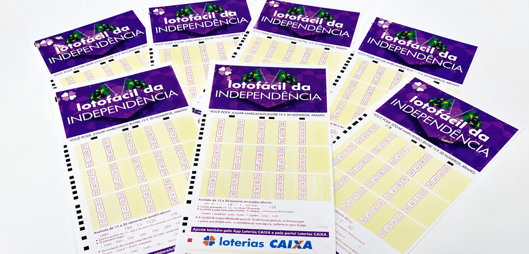 Volante da Lotofácil da Independência