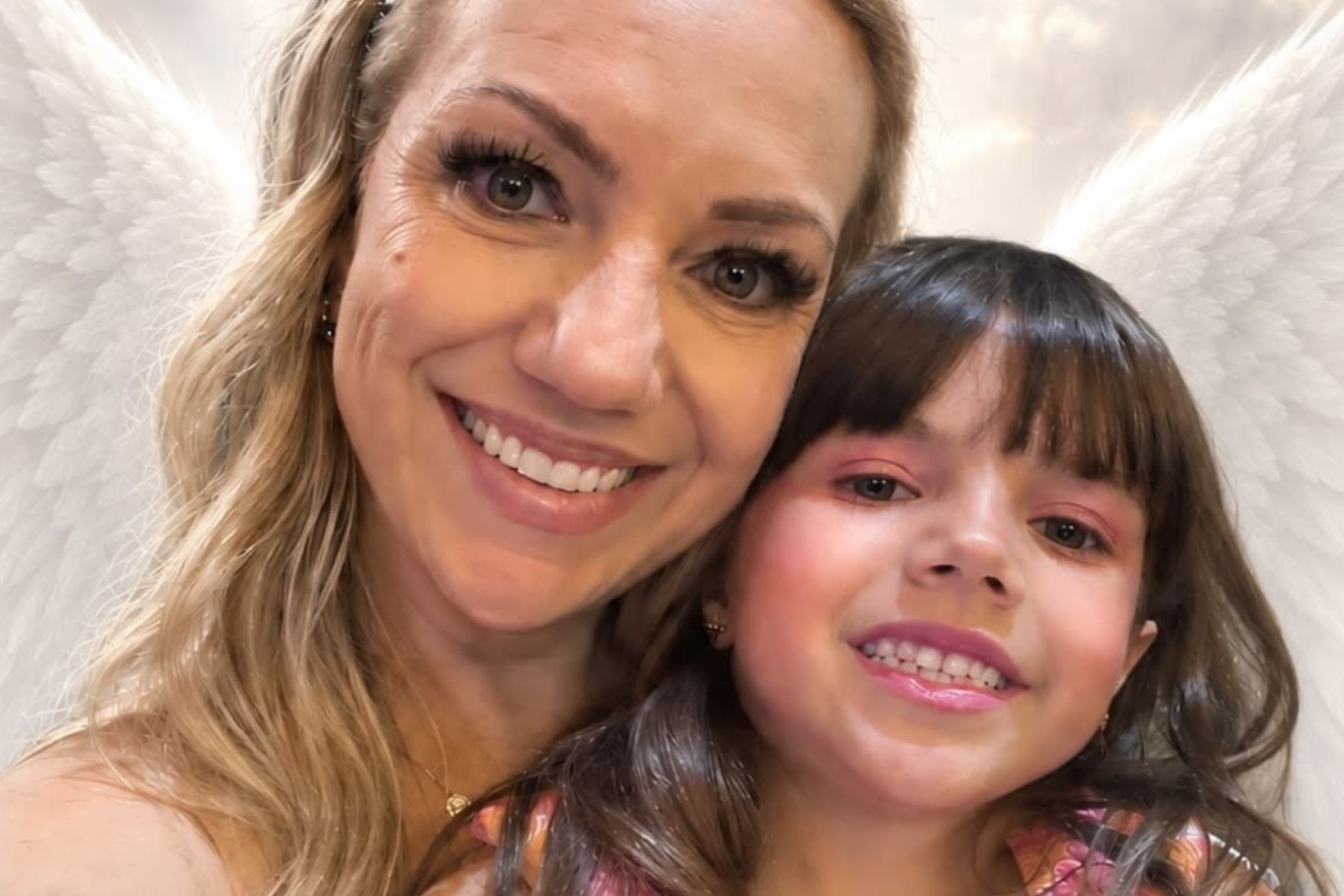 Fabiane Grando Brotto e sua filha Bianca Grando Brotto