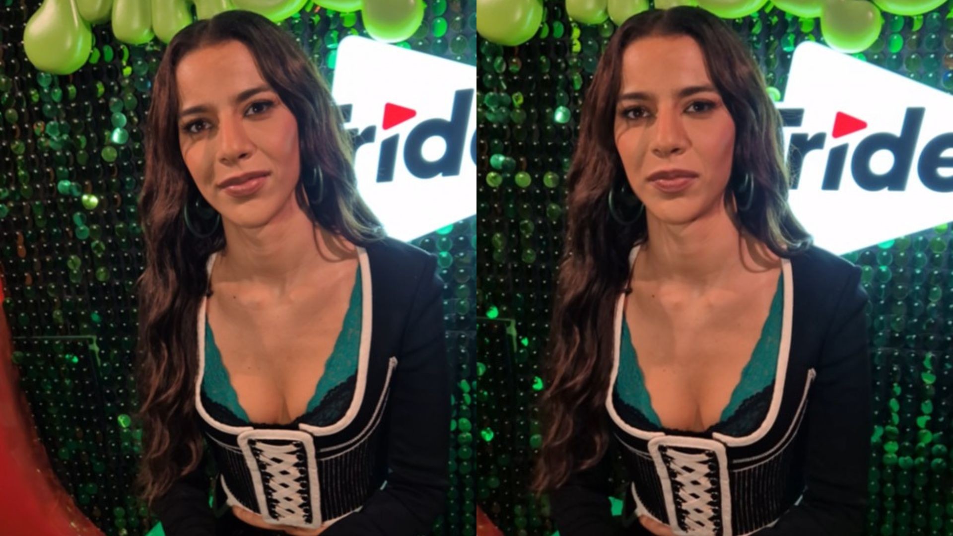 Marina Sena durante entrevista