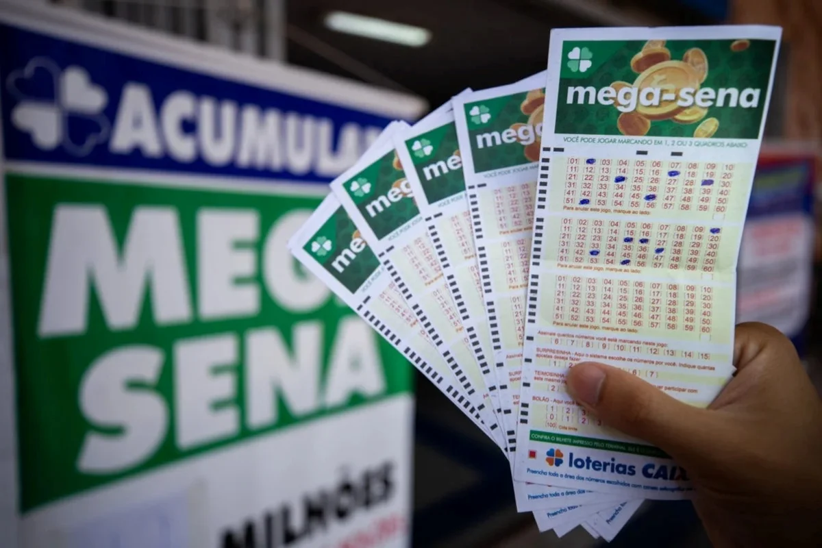 Volante de aposta da Mega-Sena