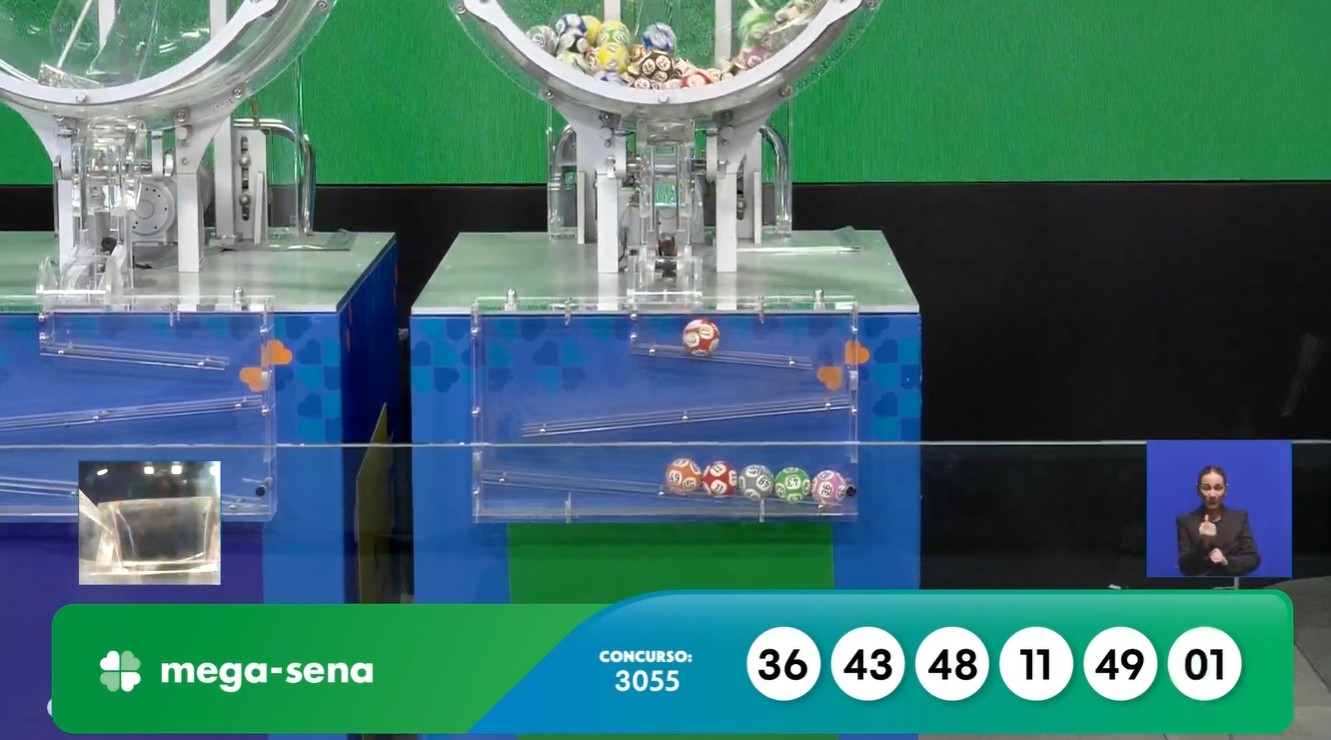 Resultado do concurso 3055 da Mega-Sena