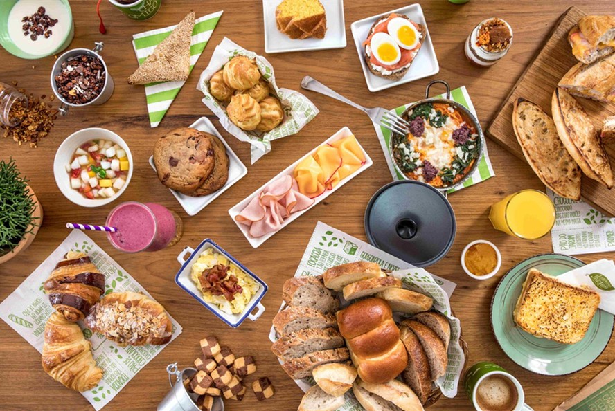 Mesa de brunch do Empório Jardim