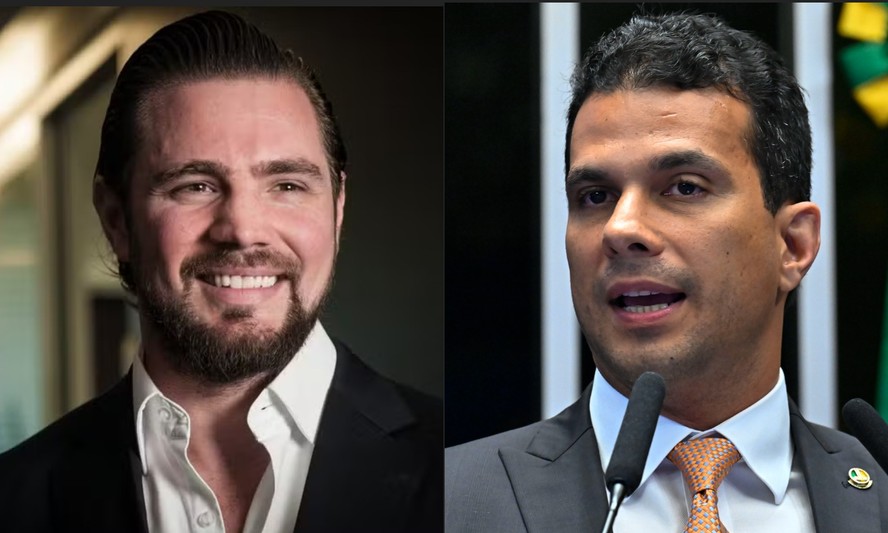 Daniel Vorcaro e o senador Irajá