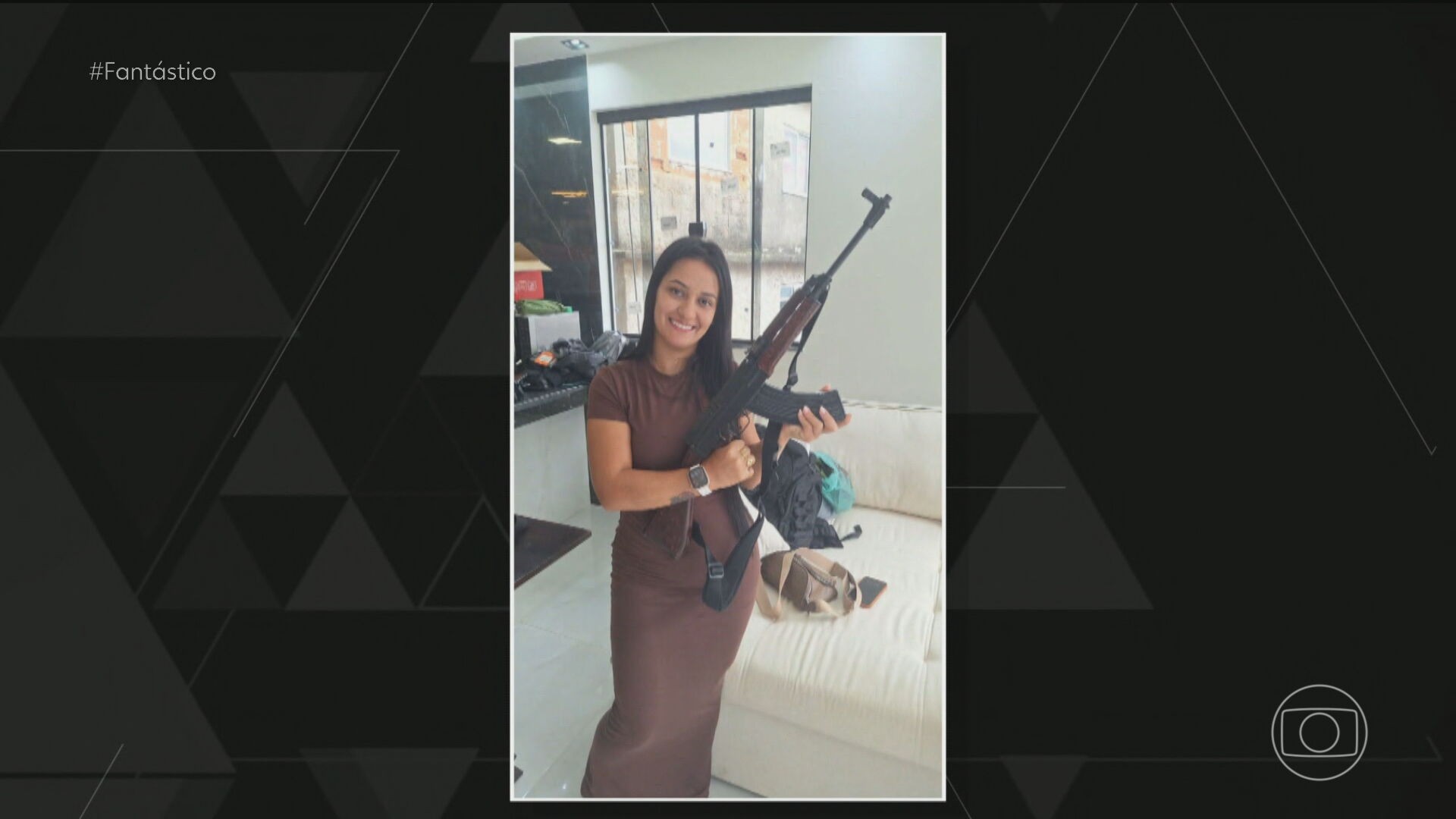 Rhavenna Barcelos de Almeida em registro divulgado durante a investigação