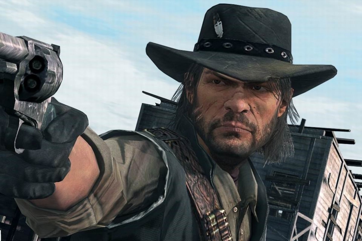 Arthur Morgan e John Marston em Red Dead Redemption 2