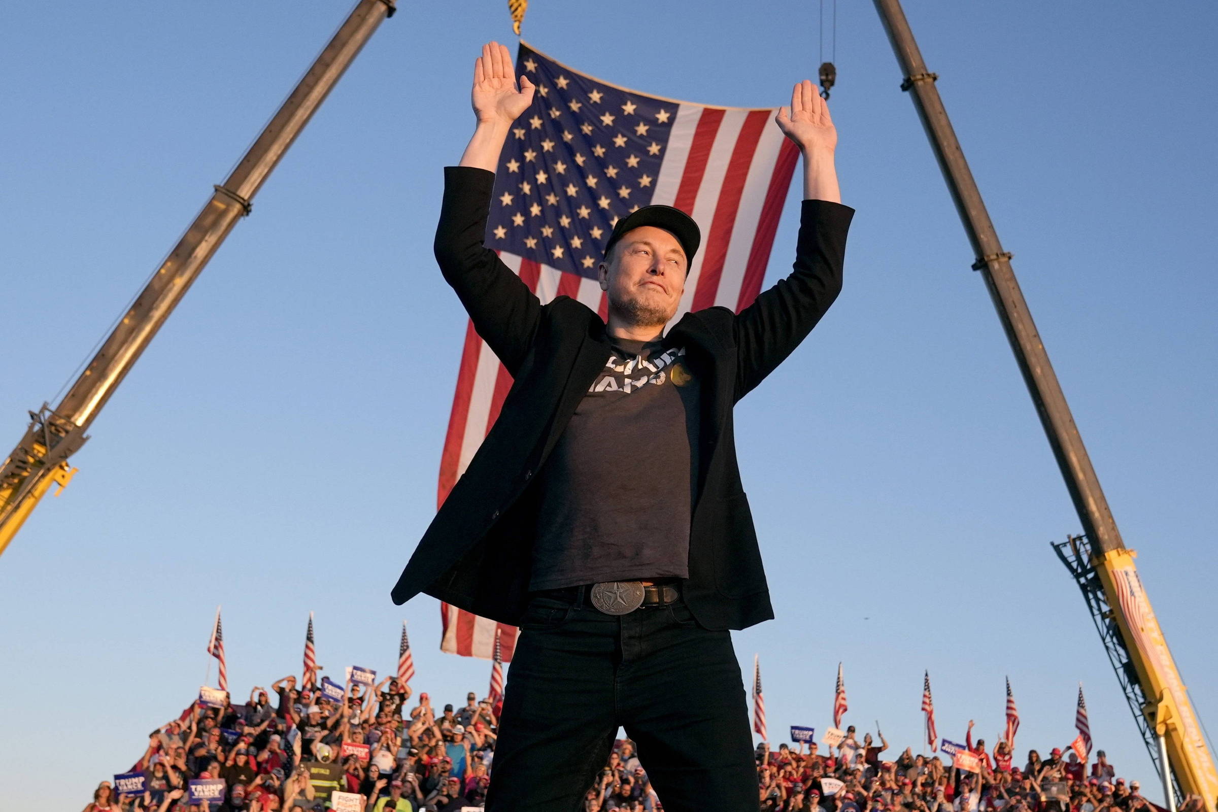 Representação de Elon Musk no documentário Musk