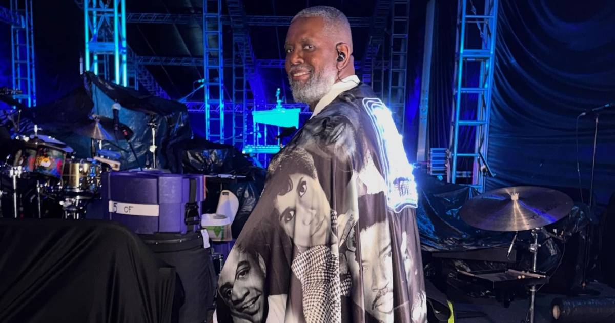 Péricles no palco do Rock in Rio