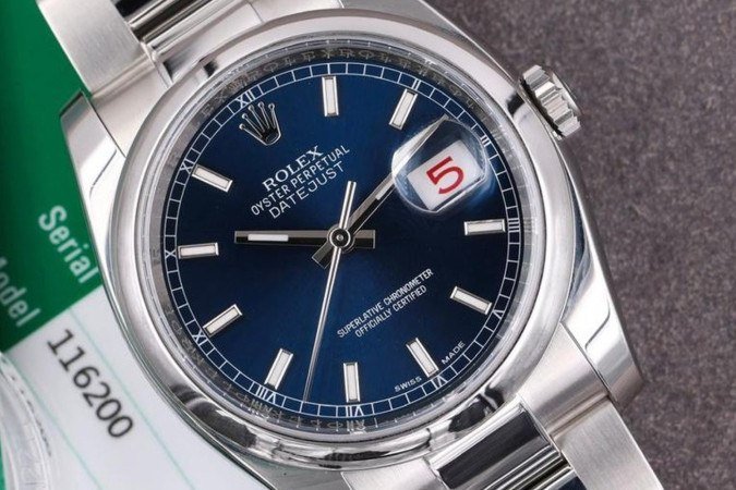Relógio Rolex ilustrativo