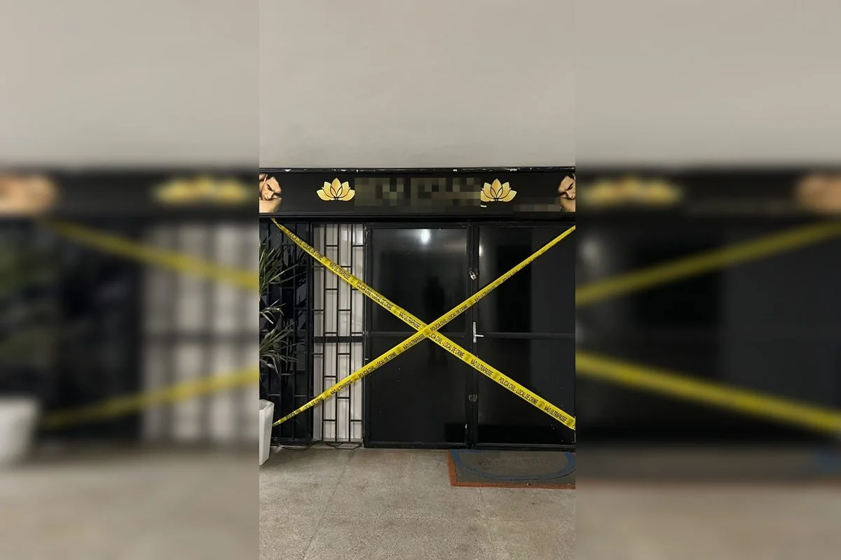 Entrada de estabelecimento comercial na Asa Norte, em Brasília