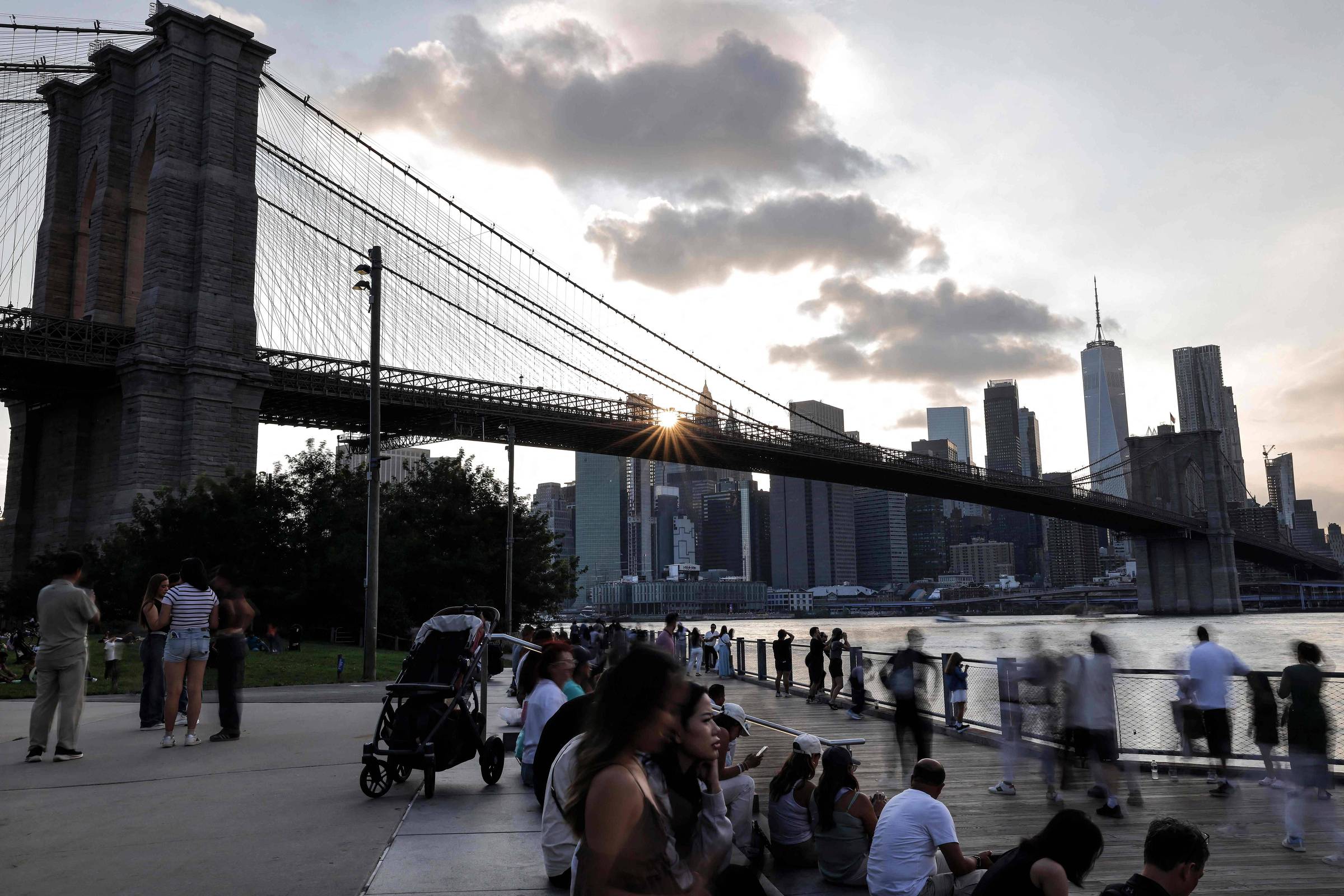 Ponte do Brooklyn em Nova York