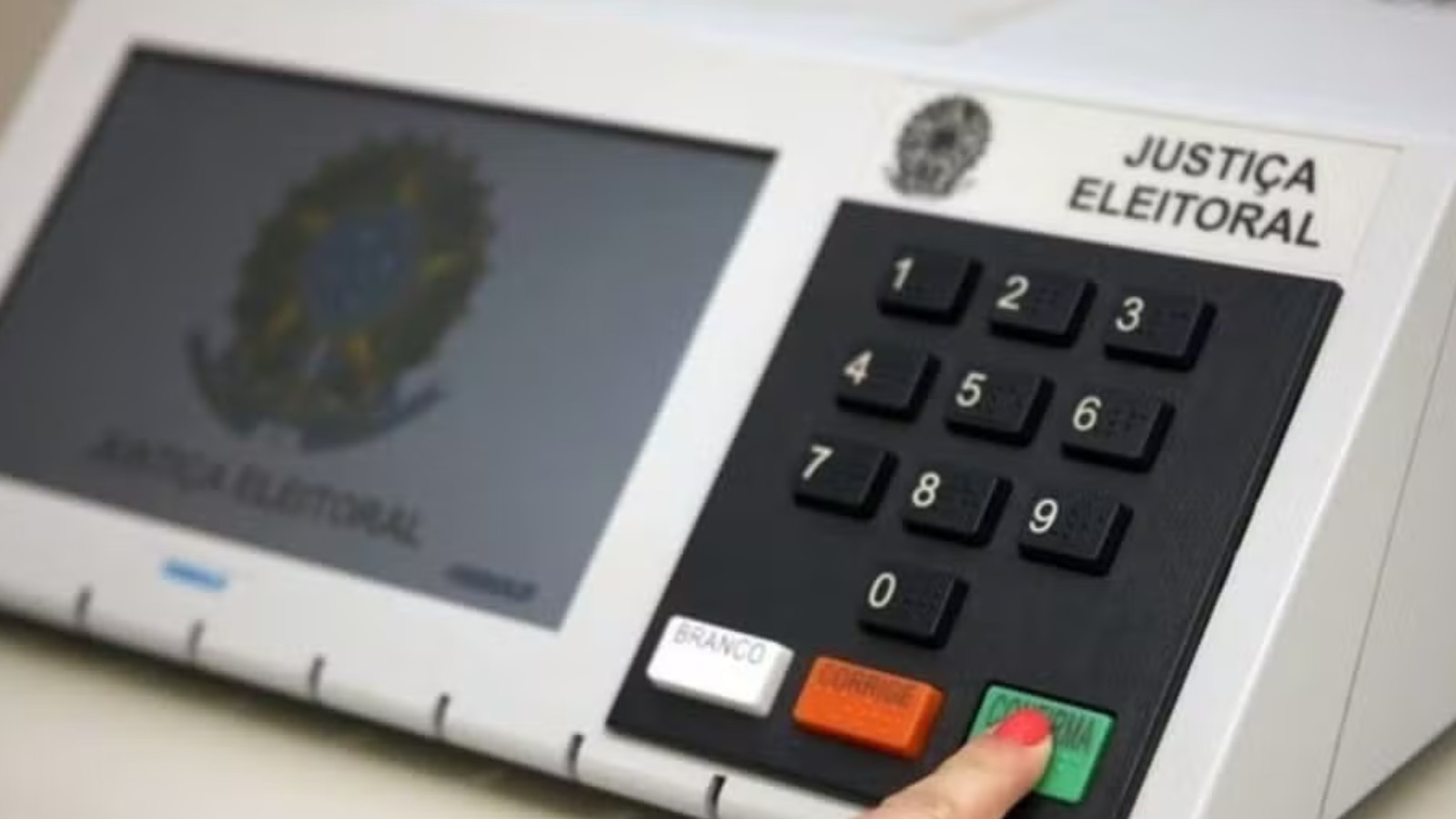 Urna eletrônica usada nas eleições brasileiras