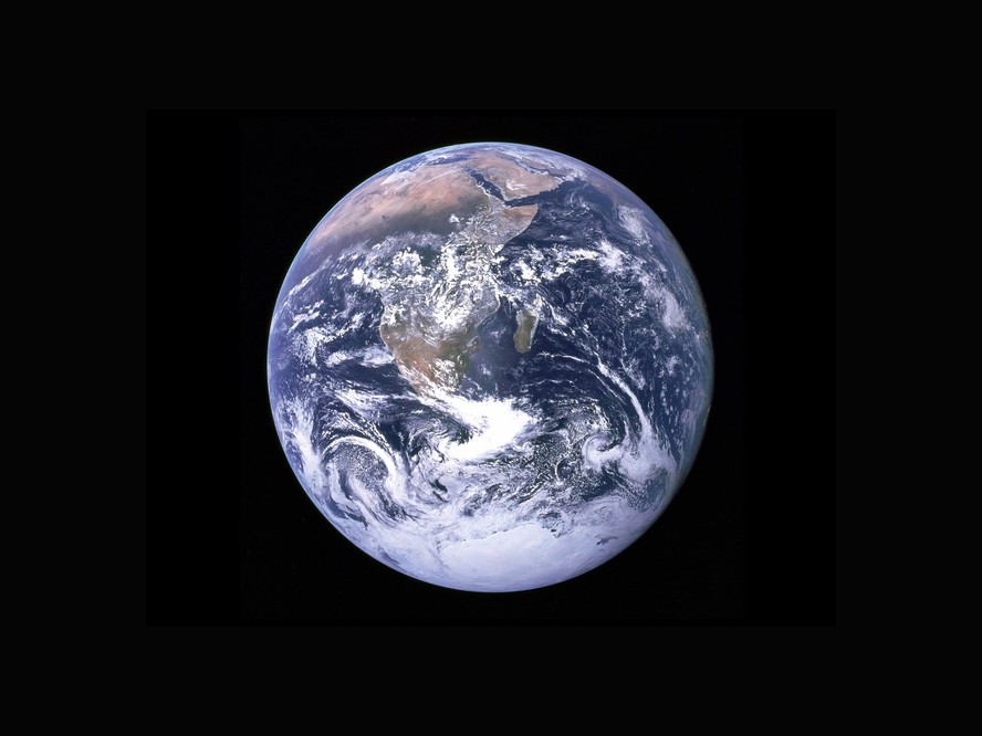 Planeta Terra visto do espaço