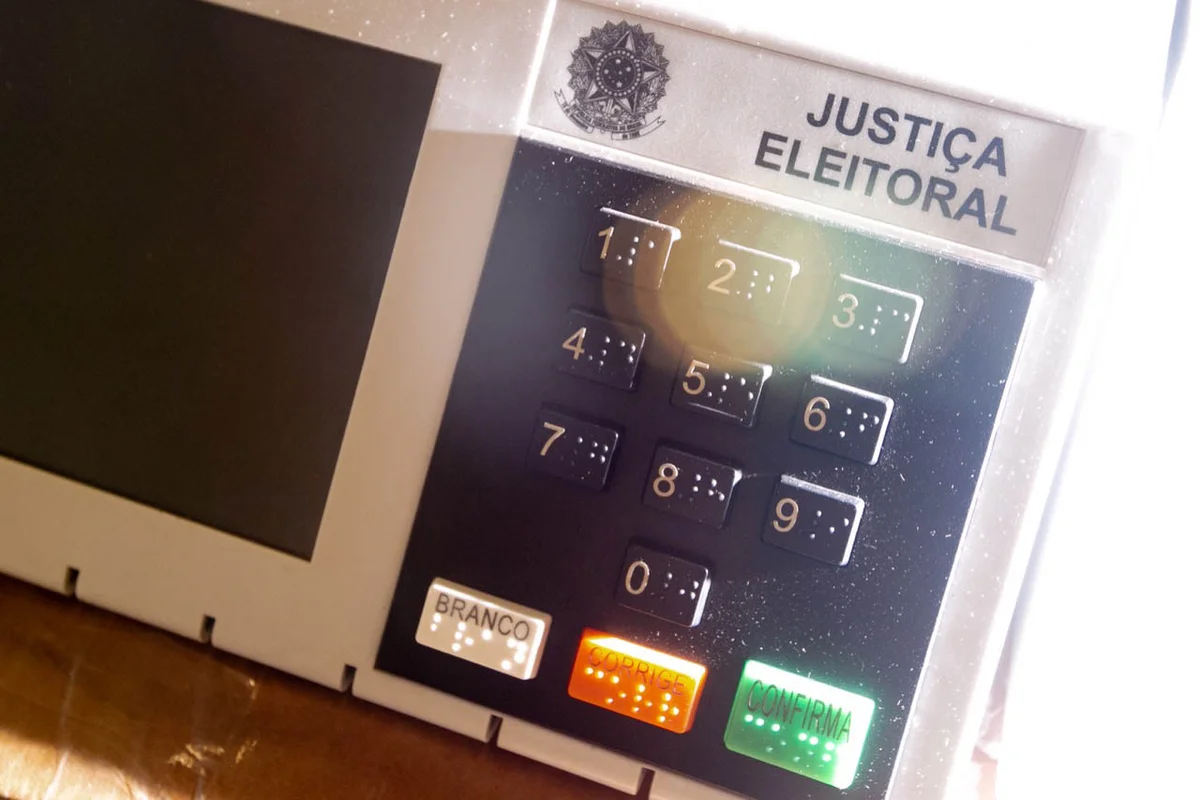 Urna eletrônica usada nas eleições brasileiras