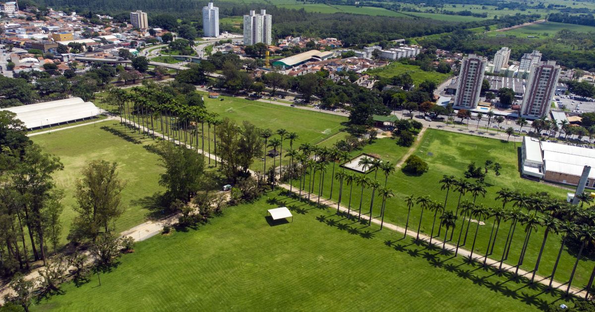 Vista urbana de São José dos Campos, no interior de São Paulo