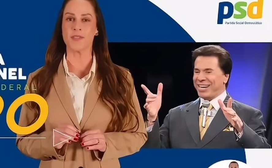 Silvia Abravanel em vídeo de campanha eleitoral