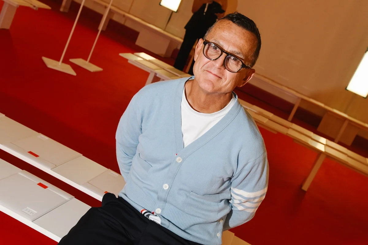 Steve Kolb em evento do Conselho de Designers de Moda da América