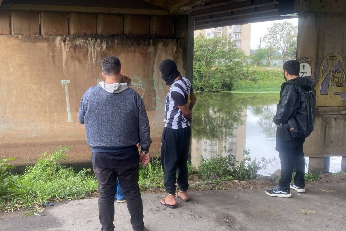Suspeito indica a policiais local onde teria deixado malas com partes do corpo de Samara Ellen