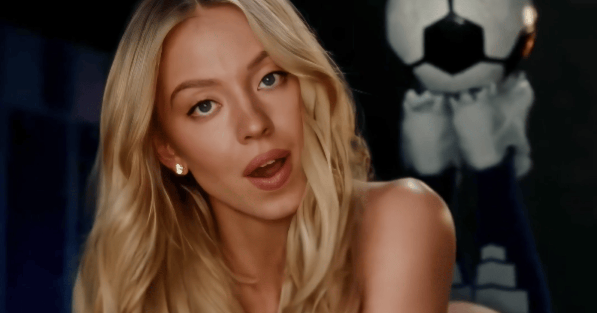 Sydney Sweeney em campanha publicitária esportiva
