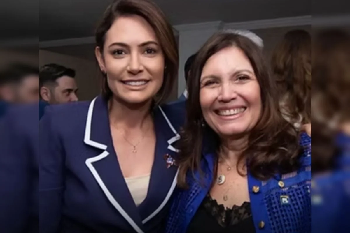 Michelle Bolsonaro em vídeo divulgado nas redes sociais