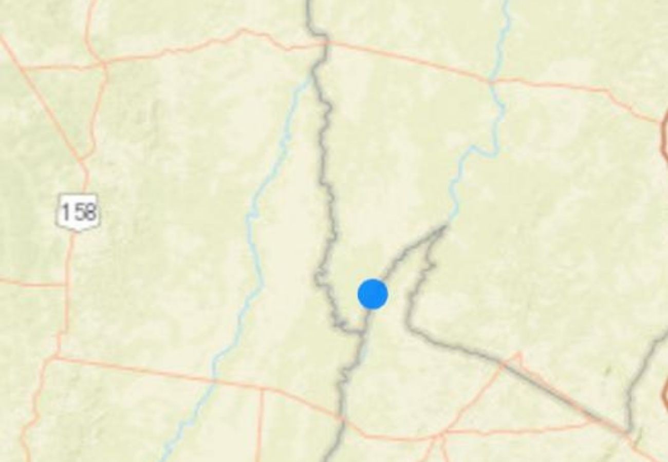 Registro do tremor de terra detectado pelo Centro de Sismologia da USP