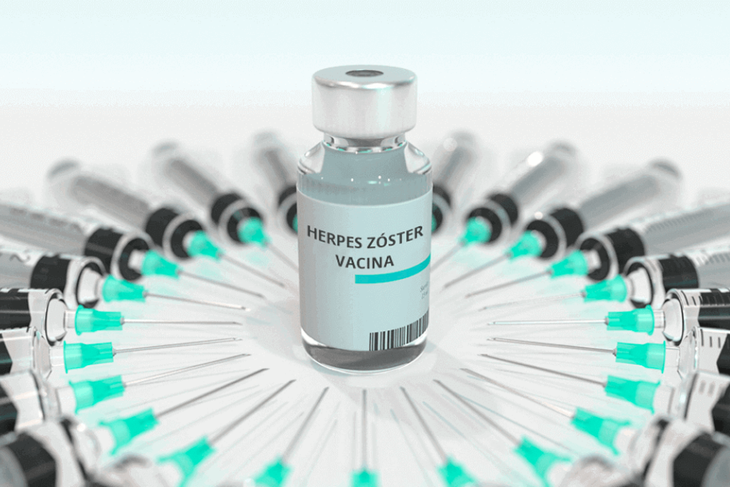 Lesões na pele causadas por herpes-zóster