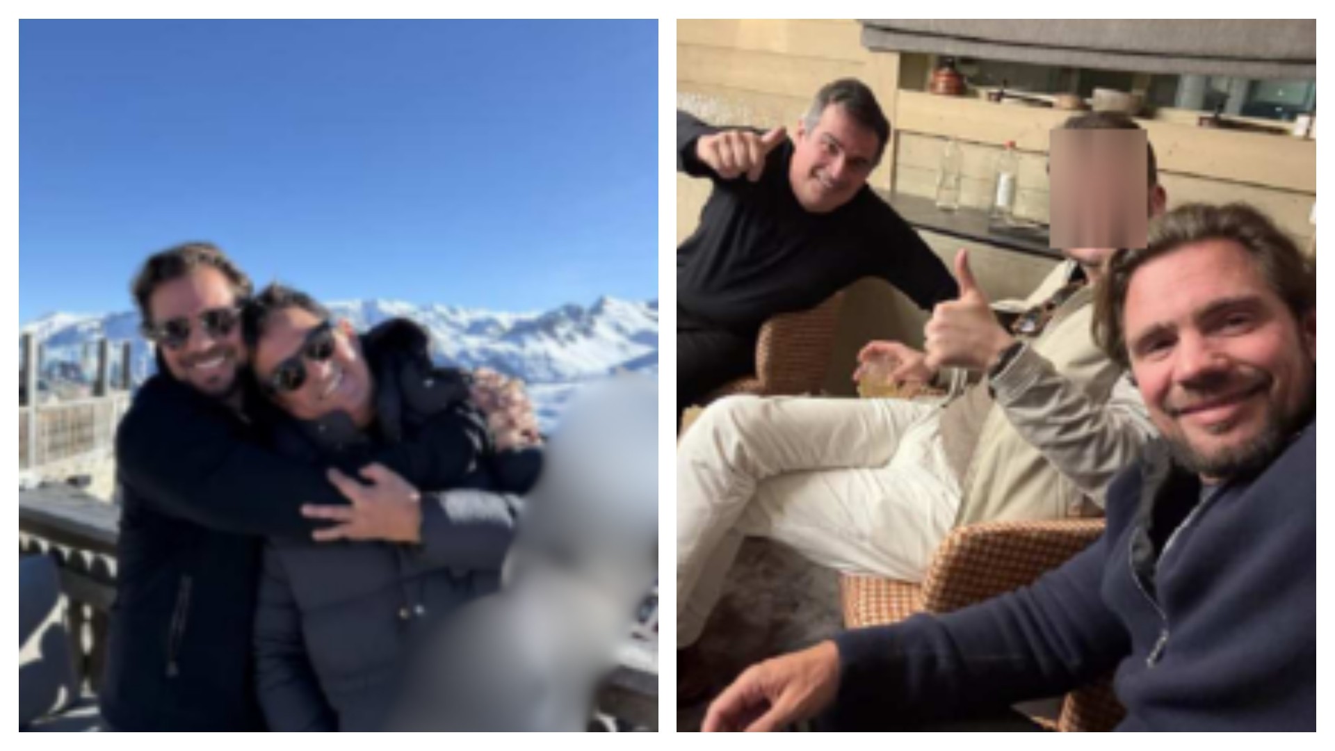 Daniel Vorcaro e Ciro Nogueira em imagens reunidas pela Polícia Federal