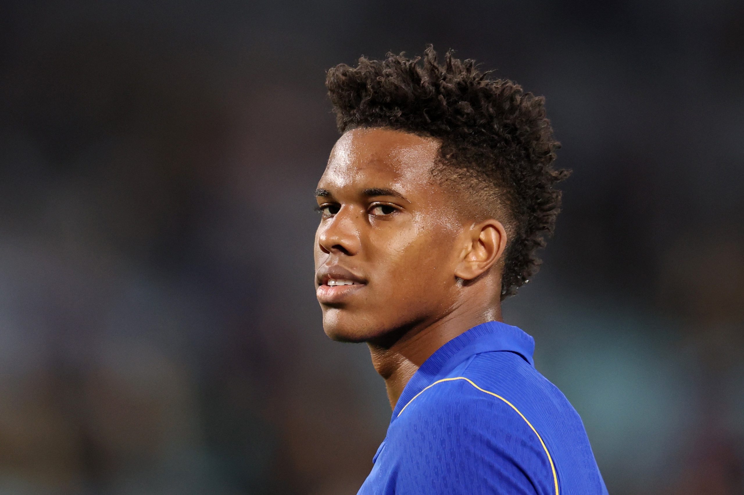 Estêvão durante amistoso do Chelsea contra o Western Sydney Wanderers