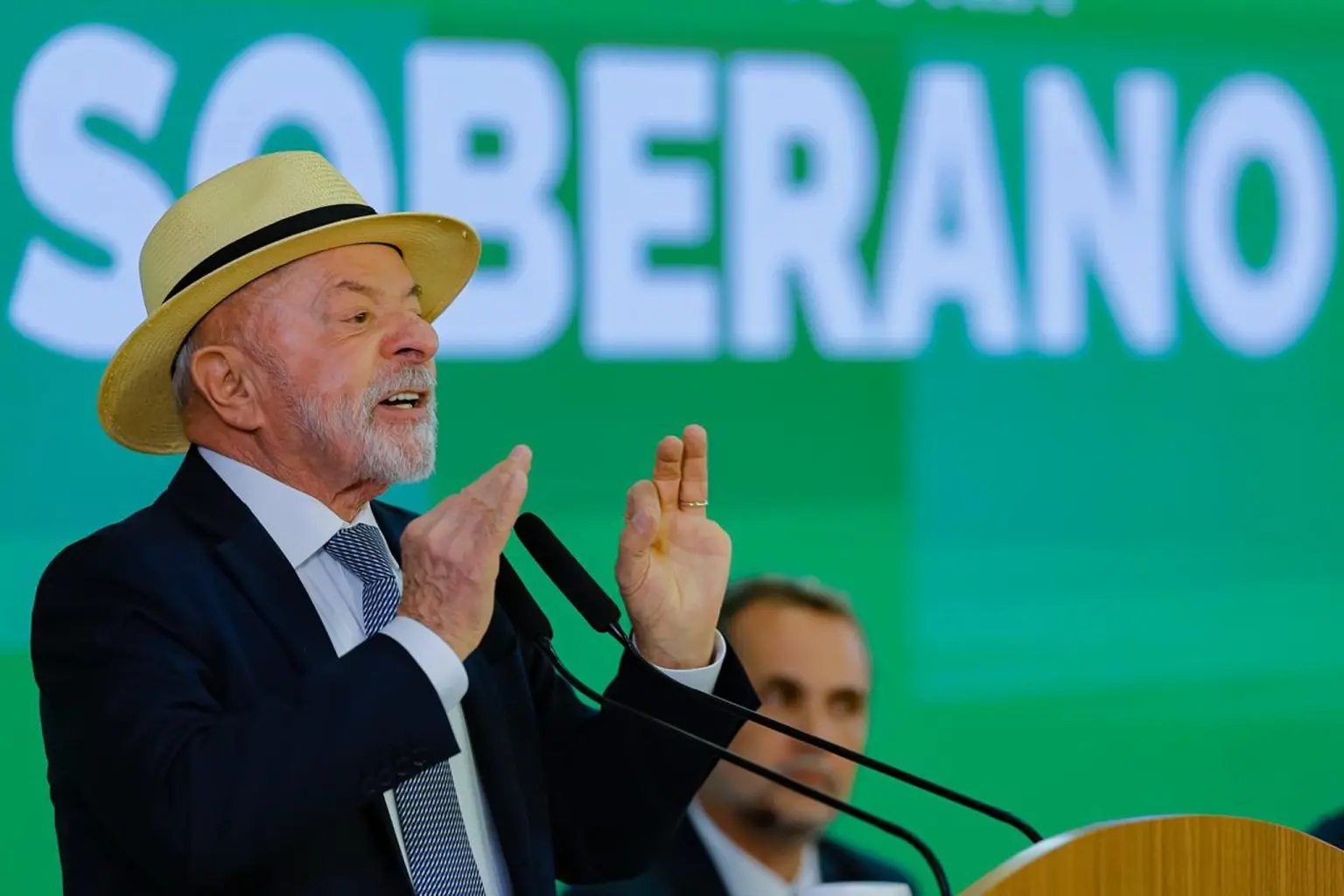 O presidente Luiz Inácio Lula da Silva em imagem de arquivo