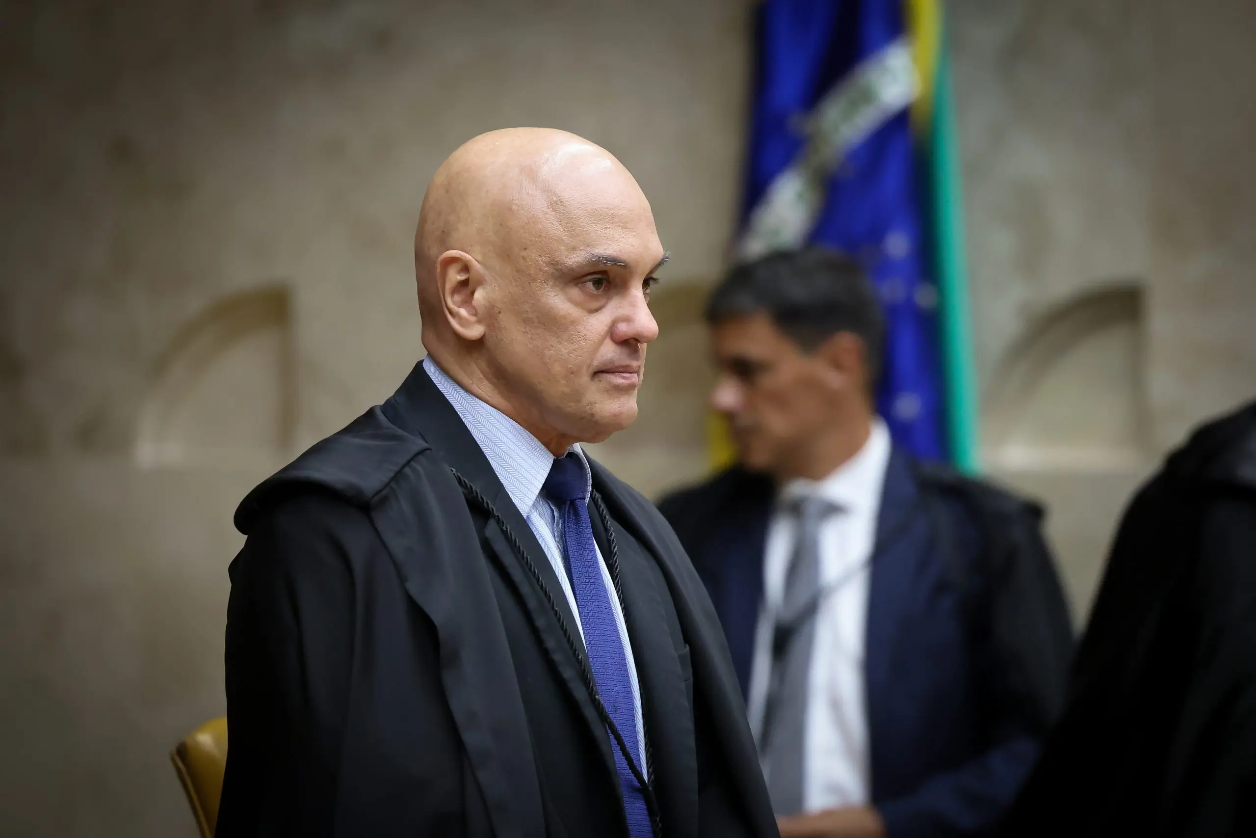 Alexandre de Moraes durante sessão do STF