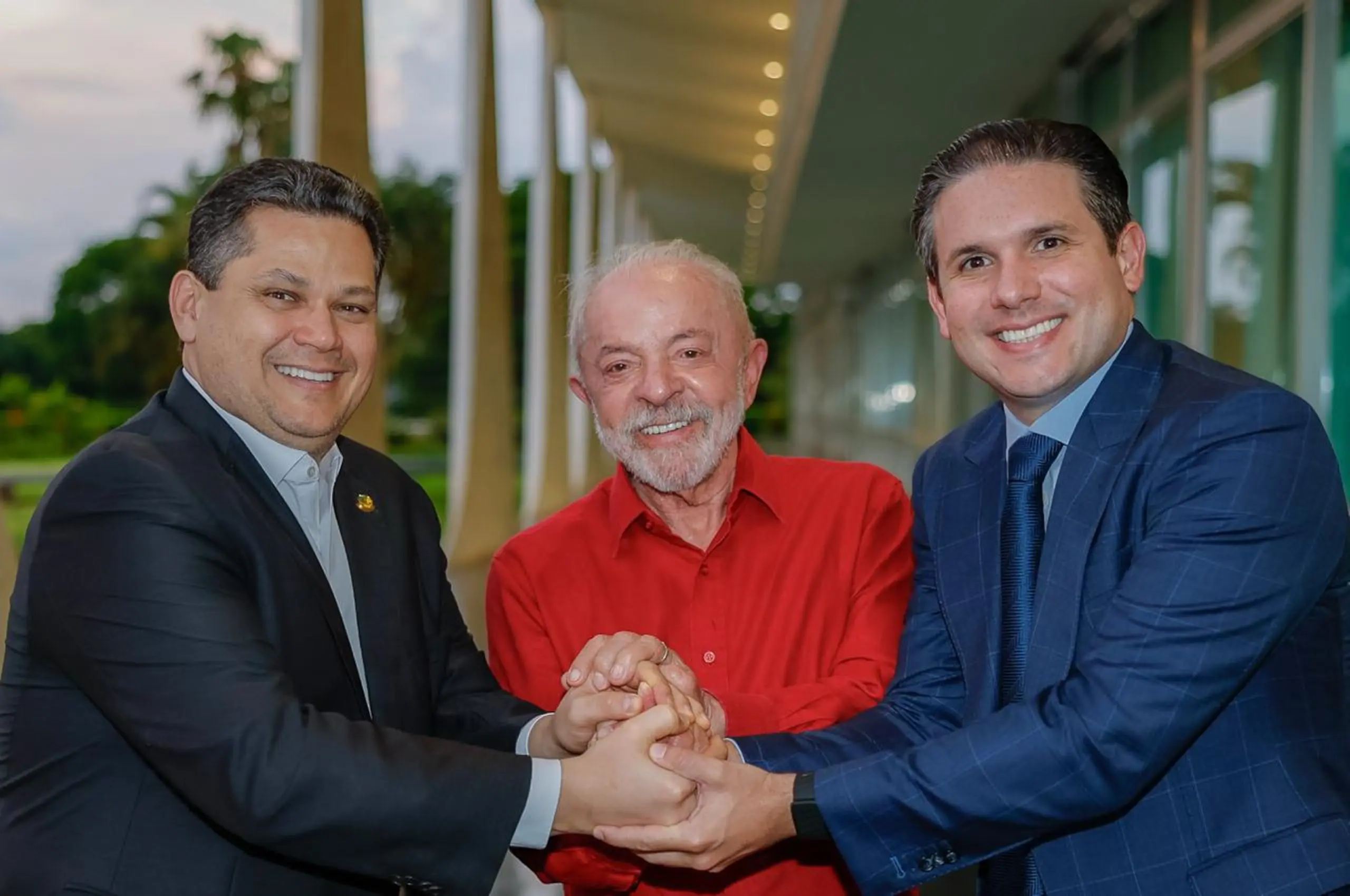 Davi Alcolumbre Lula Hugo Motta