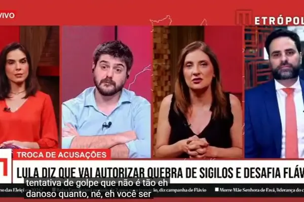 Andreza Matais, do Metrópoles, diz que golpe de Estado é "menos danoso" que beneficiar empresa