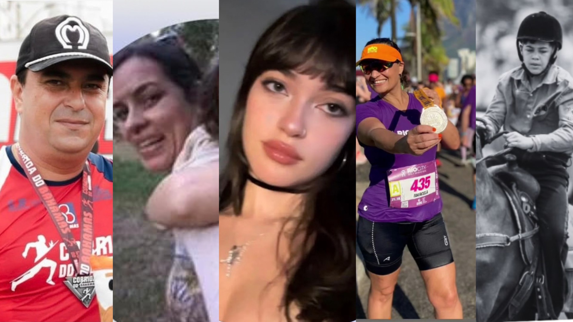 Anderson Nocelli Clemente, Jussara Oliveira Tertuliano Clemente, Sarah Nocelli, Marcela Tertuliano e Bernardo Tertuliano Visona