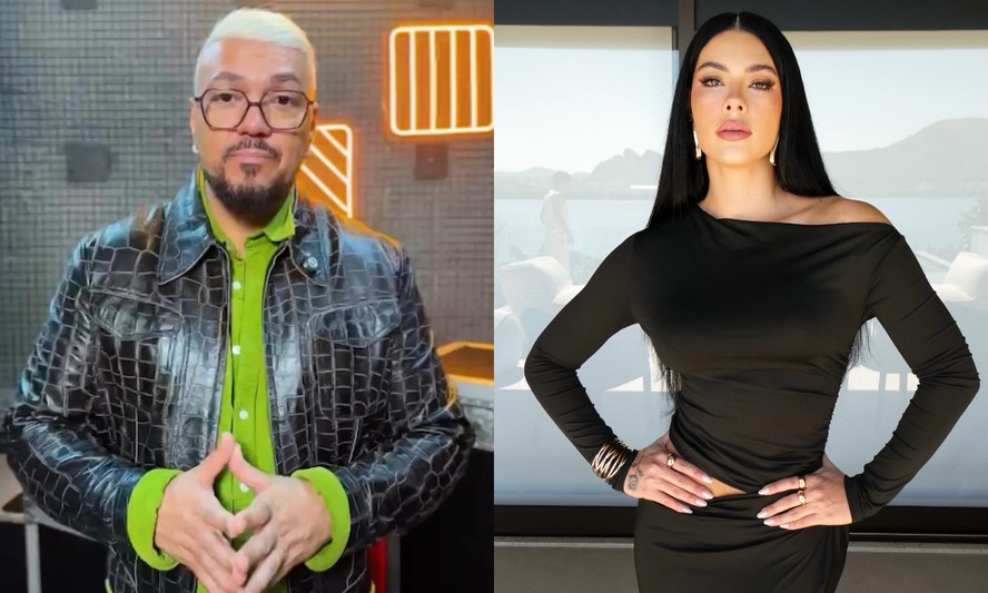 Belo e Rayane Figliuzzi juntos