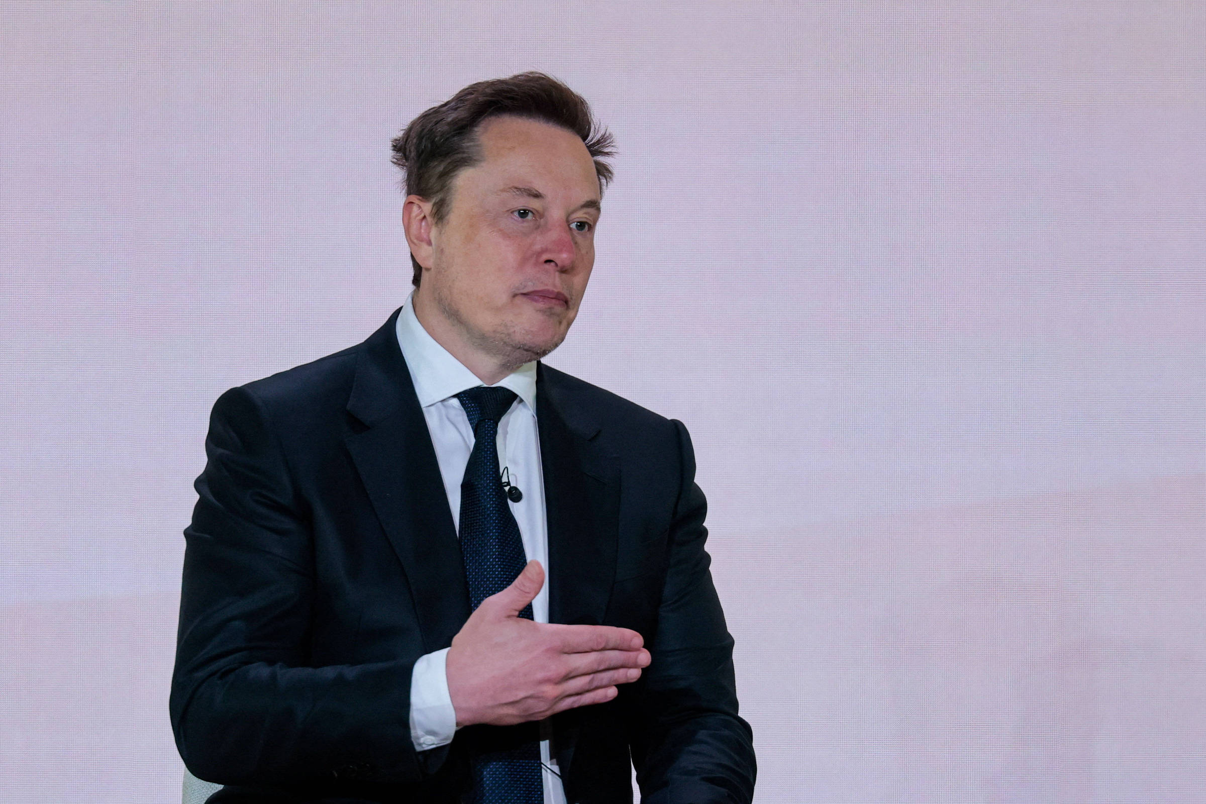 Elon Musk durante evento