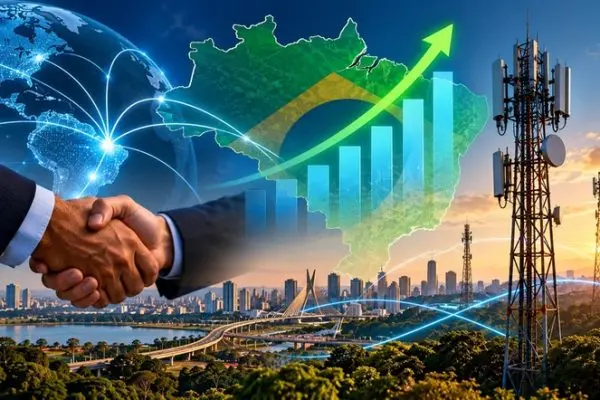 Brasil atrai recorde de US$ 5,6 bi para informação e comunicação até setembro