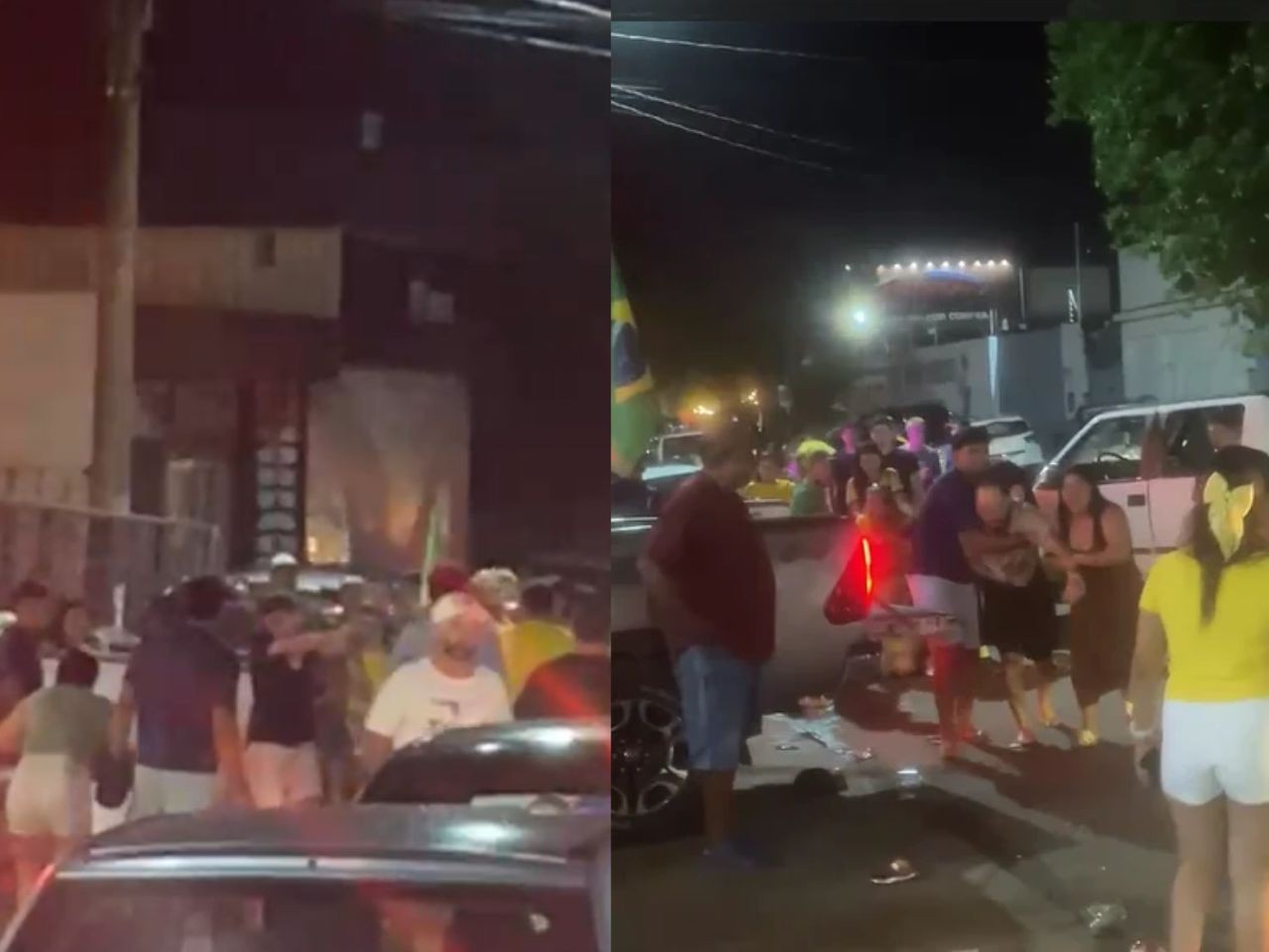Confusão entre pessoas durante carreata em Bonito