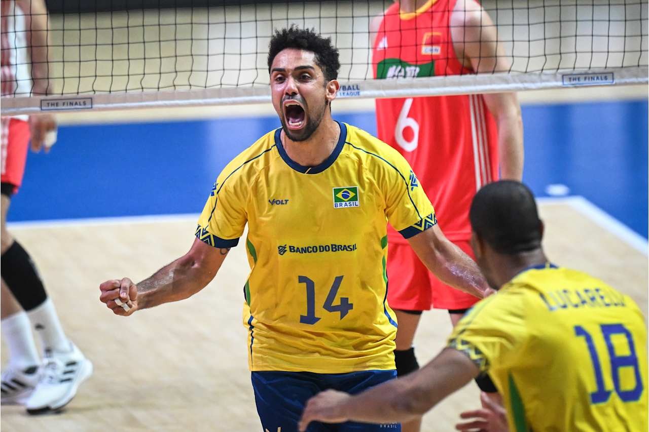 Fernando Cachopa, levantador da seleção brasileira de vôlei
