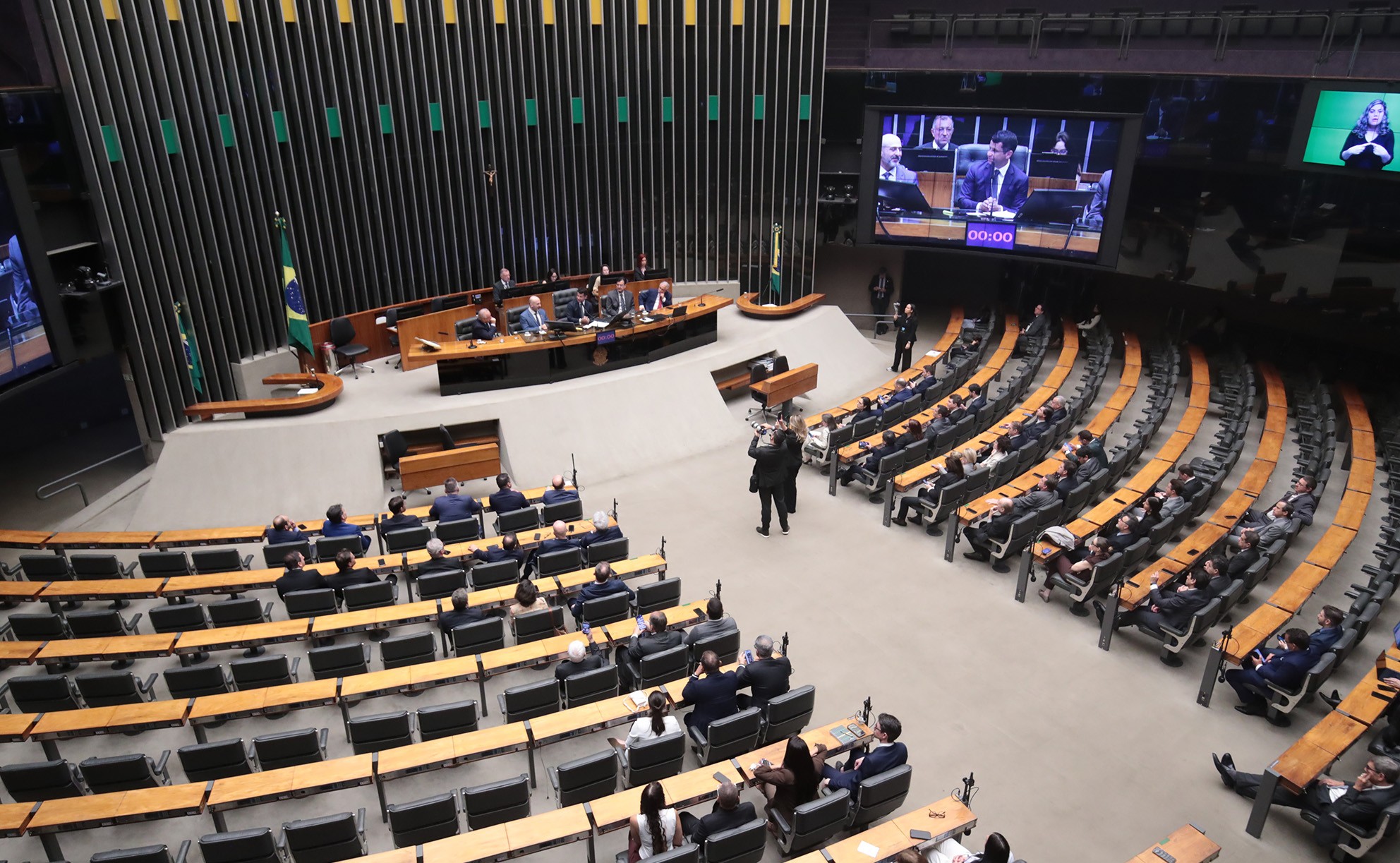 Plenário da Câmara dos Deputados em Brasília