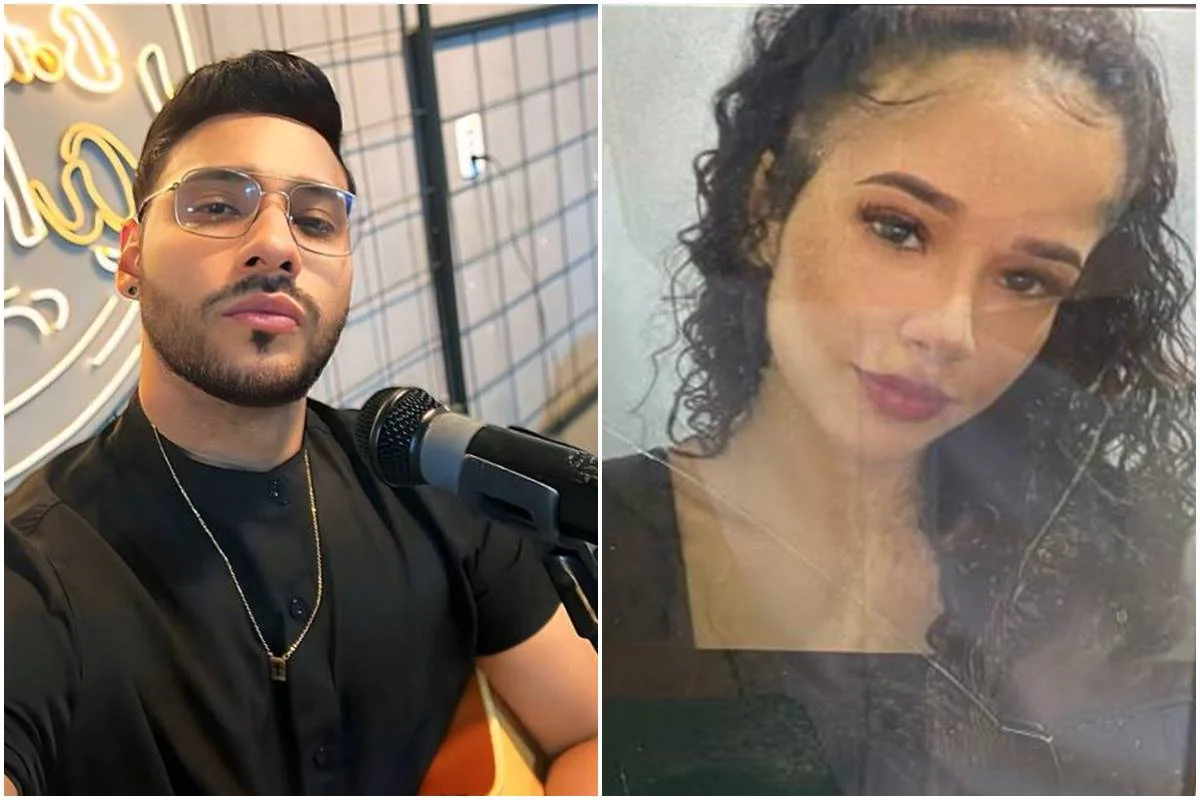 Larissa Rodrigues e Alan Tons em publicação nas redes sociais