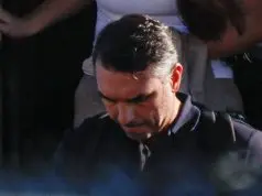 Flávio Bolsonaro no Aeroporto Executivo de Miami-Opa Locka, na Flórida