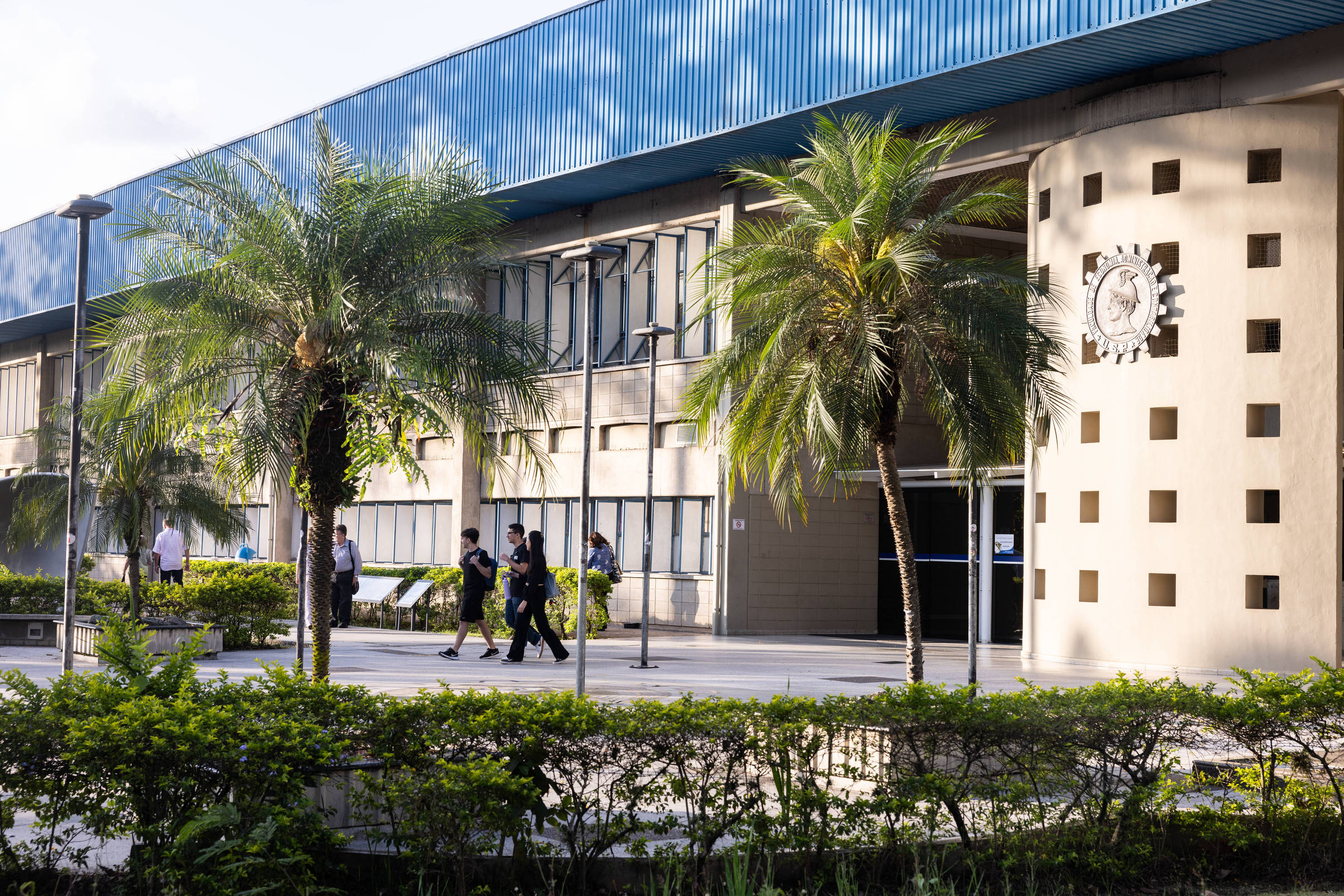 Fachada da Faculdade de Economia, Administração, Contabilidade e Atuária da USP